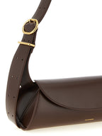 Sac à bandoulière en cuir marron