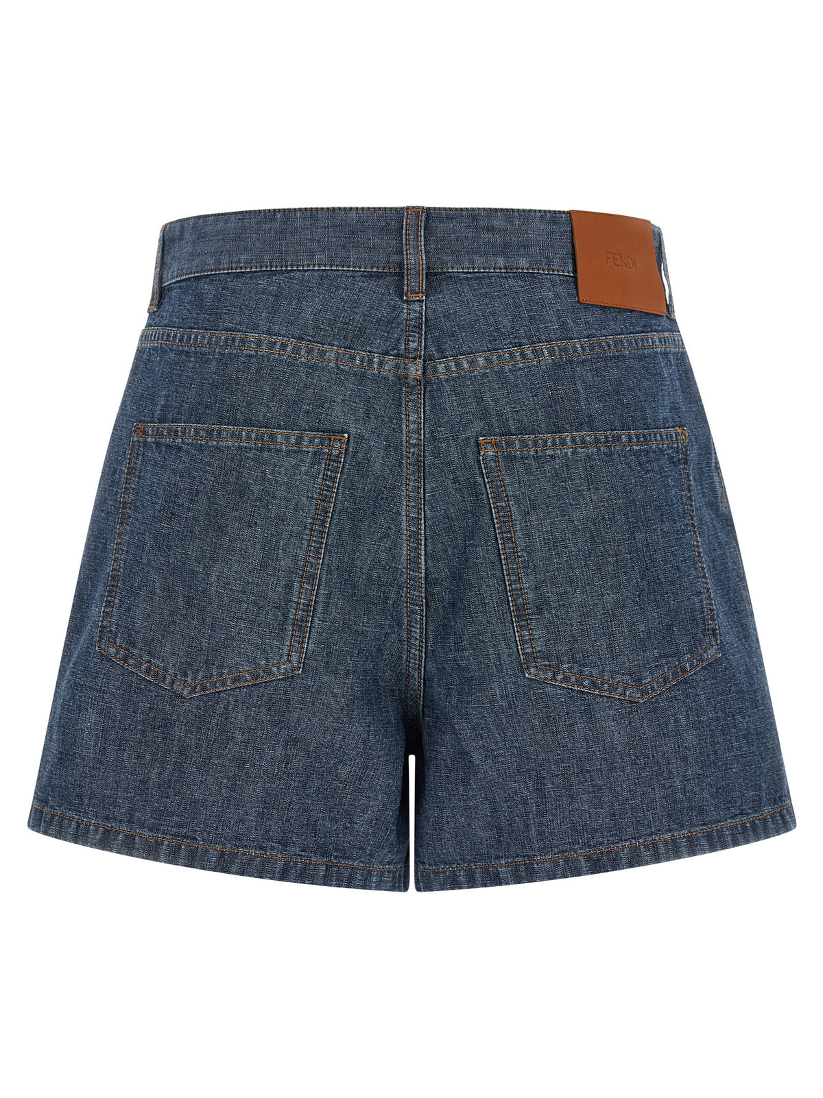 Shorts Bermuda en coton bleu