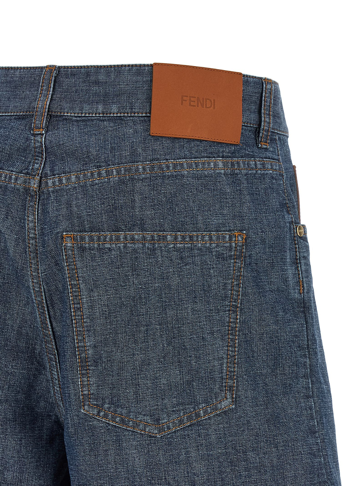 Shorts Bermuda en coton bleu