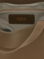 Sac fourre-tout en cuir de veau gris