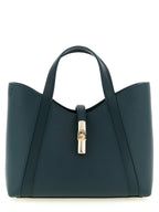 Cabas en cuir vert