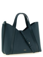 Cabas en cuir vert