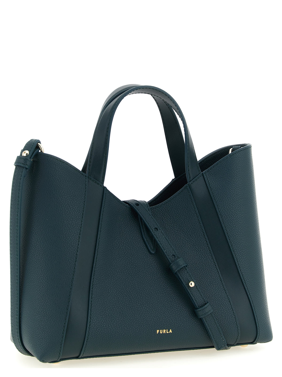 Cabas en cuir vert
