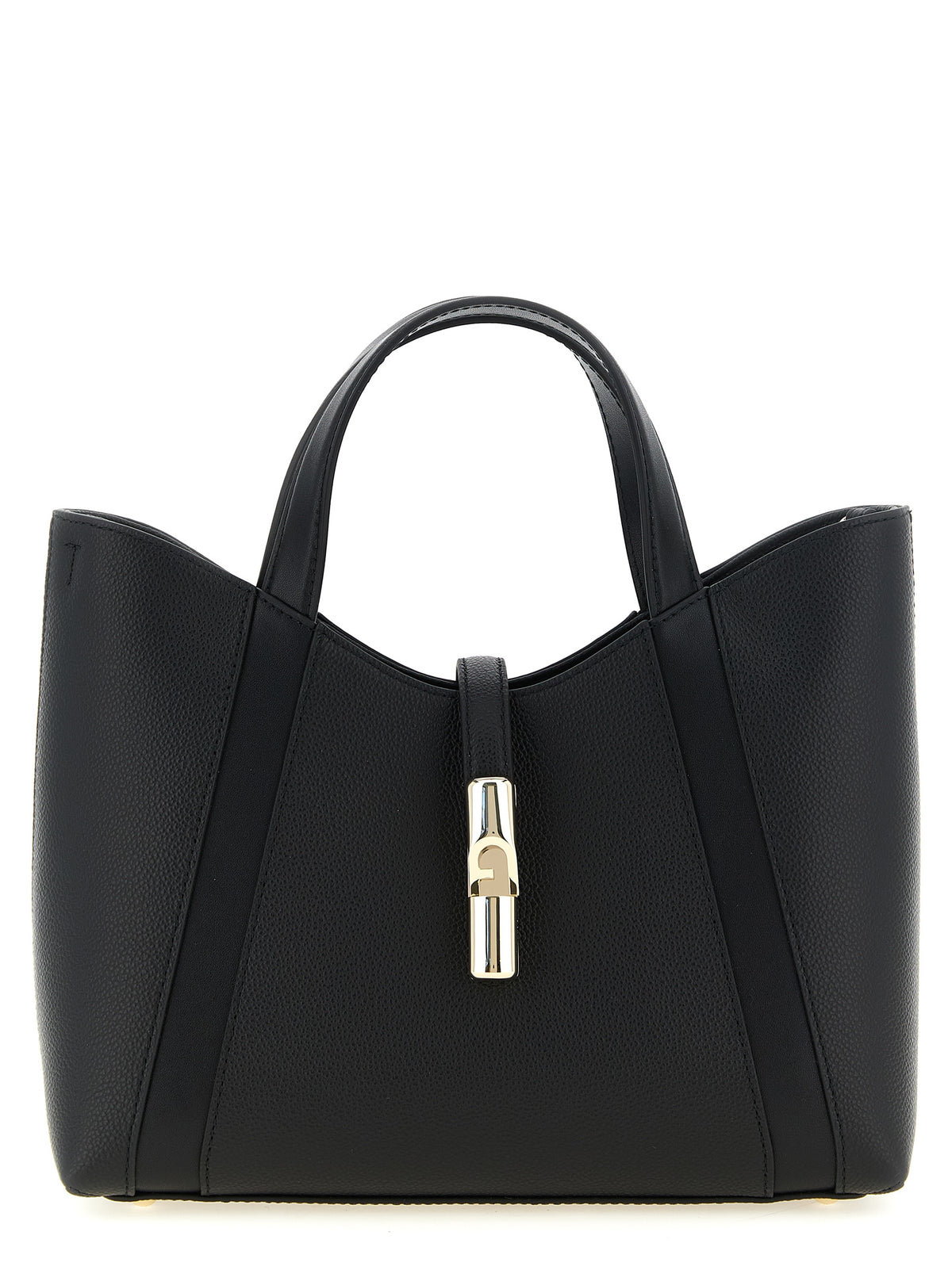 Black Leather Tote Bag