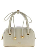 Grey Leather Handbag