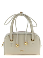 Grey Leather Handbag