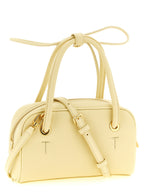 Sac à main en cuir jaune