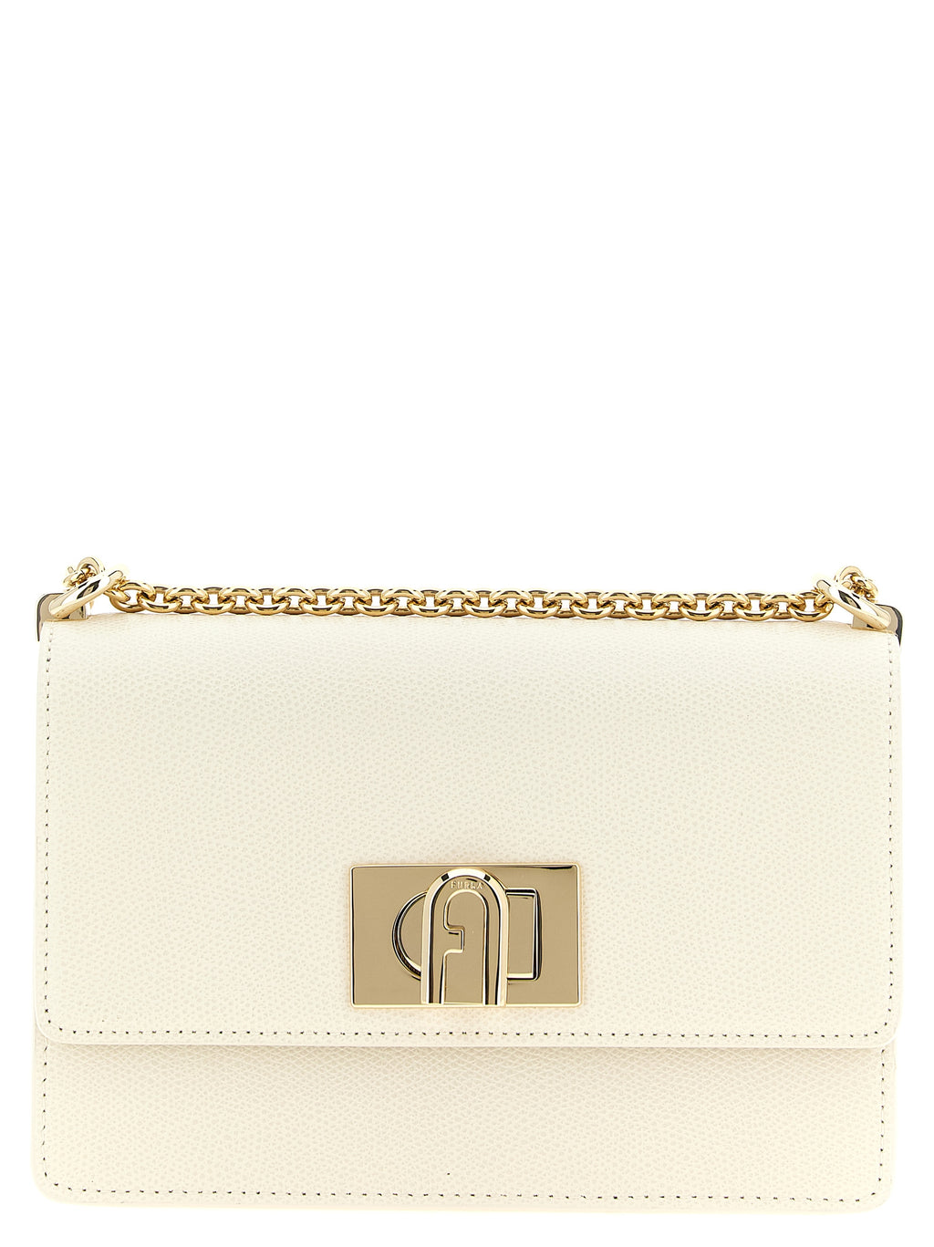 Sac bandoulière en veau blanc