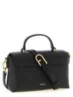 Sac à main en cuir de veau noir