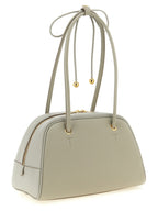 Sac à main en cuir gris