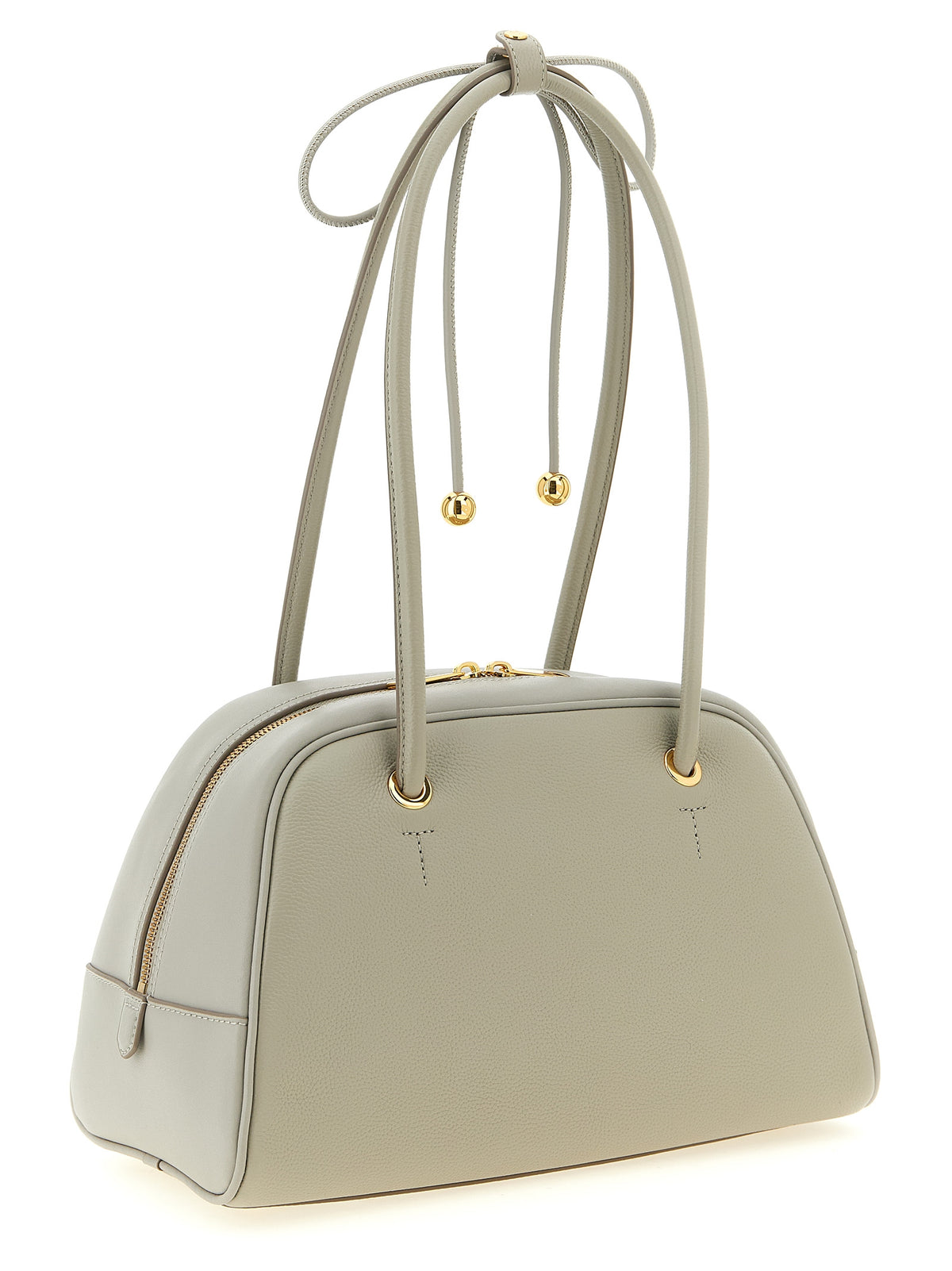 Sac à main en cuir gris