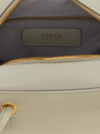 Sac à main en cuir gris