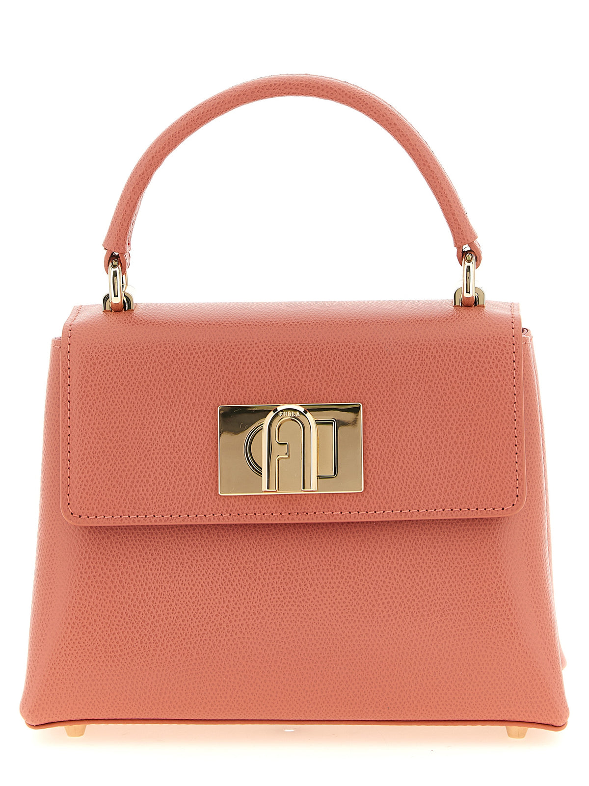 Sac à main en cuir rose