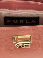 Sac à main en cuir rose