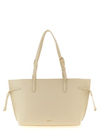 White Leather Tote Bag