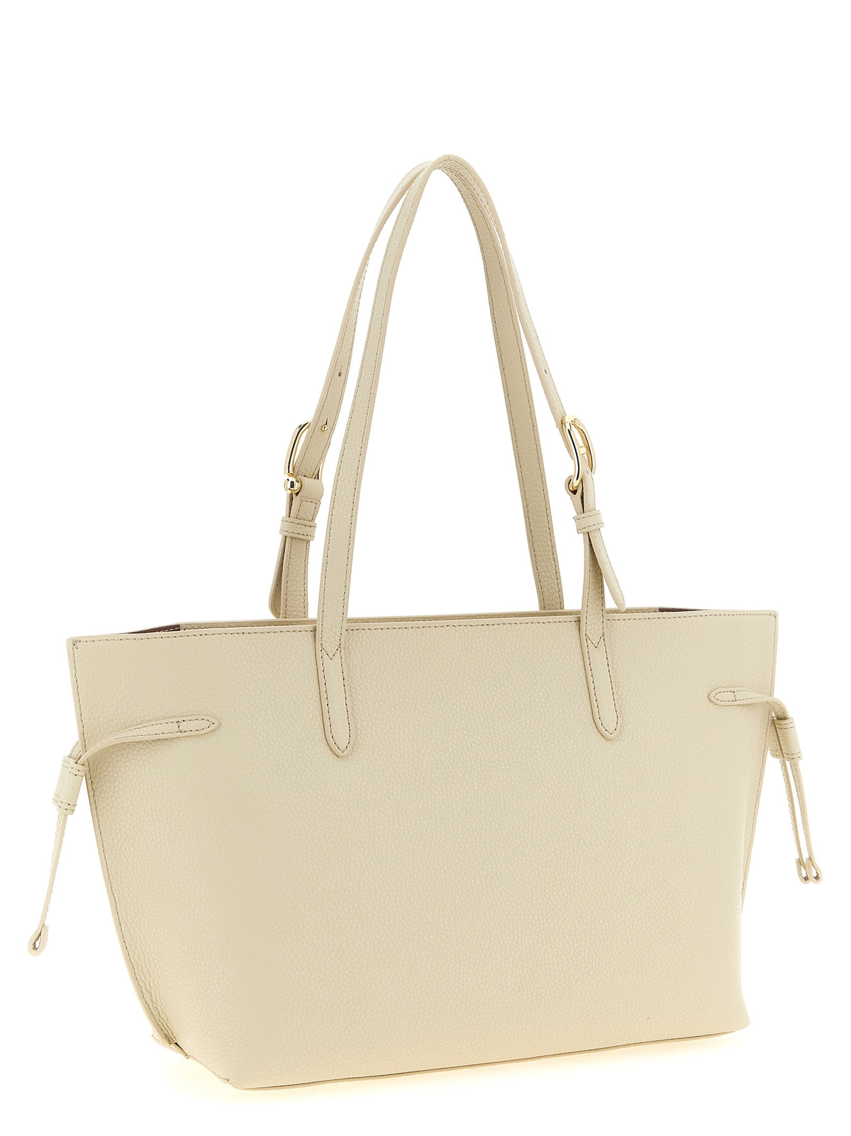White Leather Tote Bag