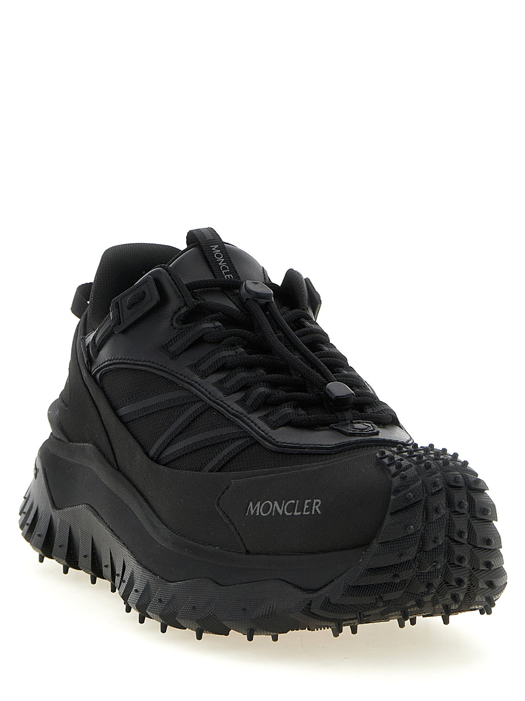 Leather Sneakers – Black