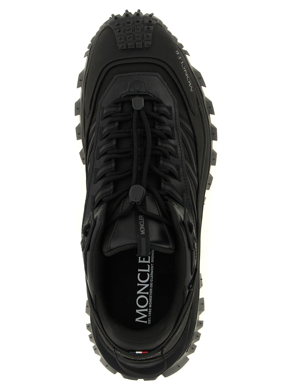 Leather Sneakers – Black