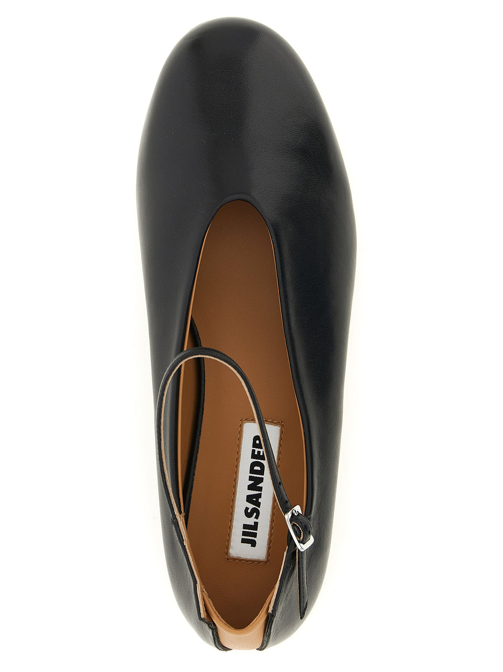 Ballerines en cuir noir