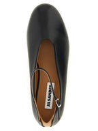 Ballerines en cuir noir
