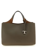 Sac à main en cuir gris