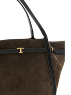 Sac fourre-tout en daim marron
