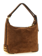 Brown Suede Shoulder Bag
