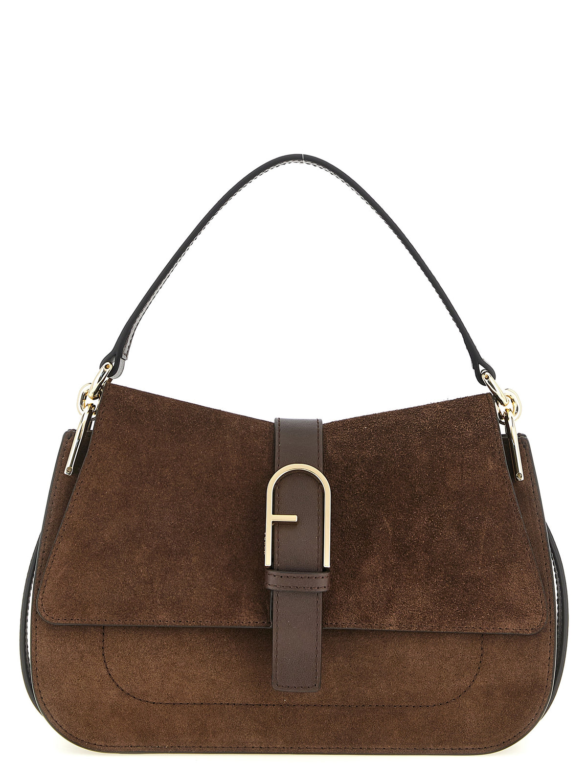 Brown Suede Handbag