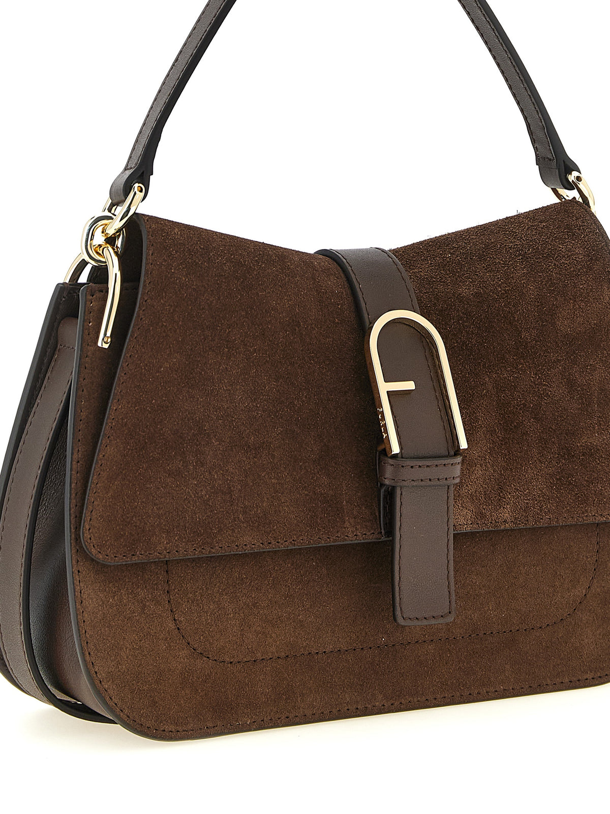 Brown Suede Handbag