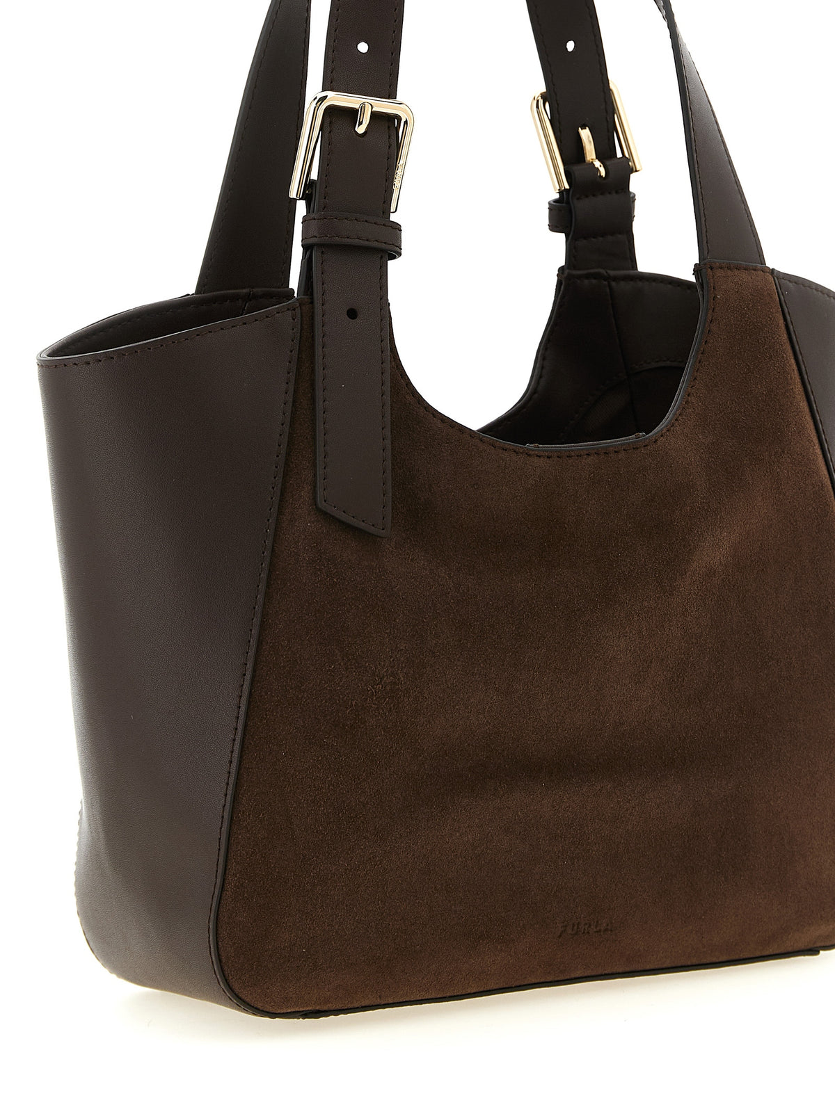 Sac à main en daim marron
