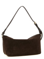 Brown Suede Shoulder Bag