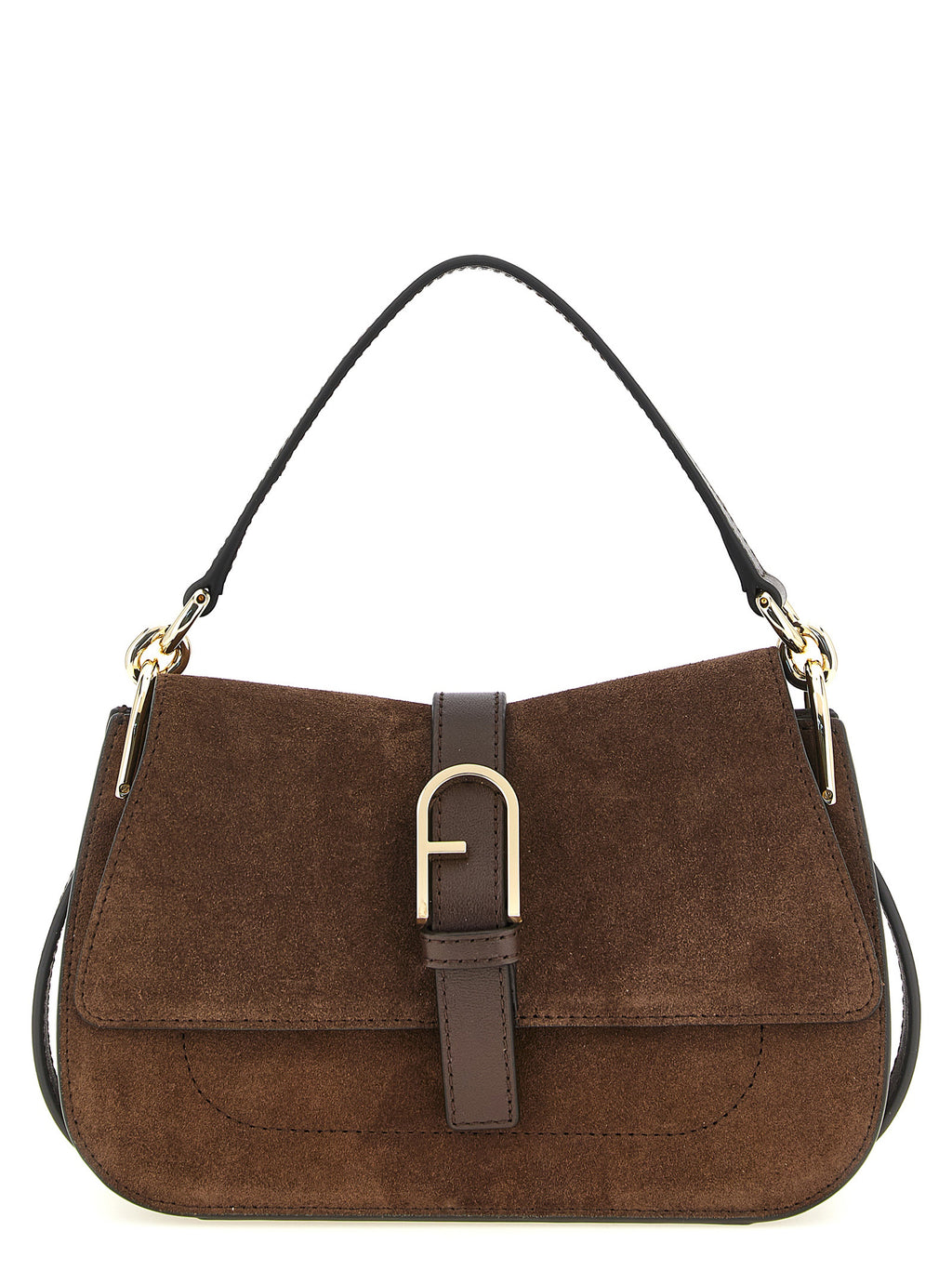 Brown Suede Handbag