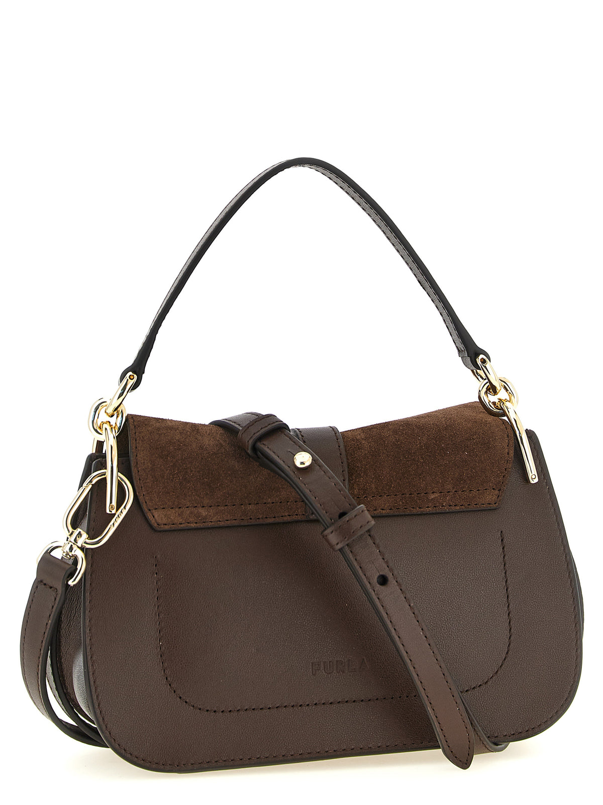 Brown Suede Handbag