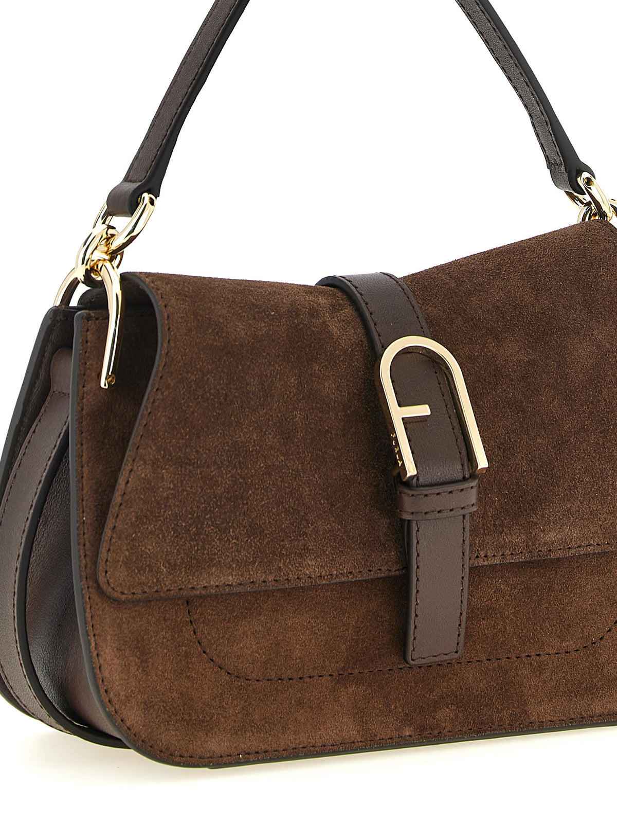 Brown Suede Handbag