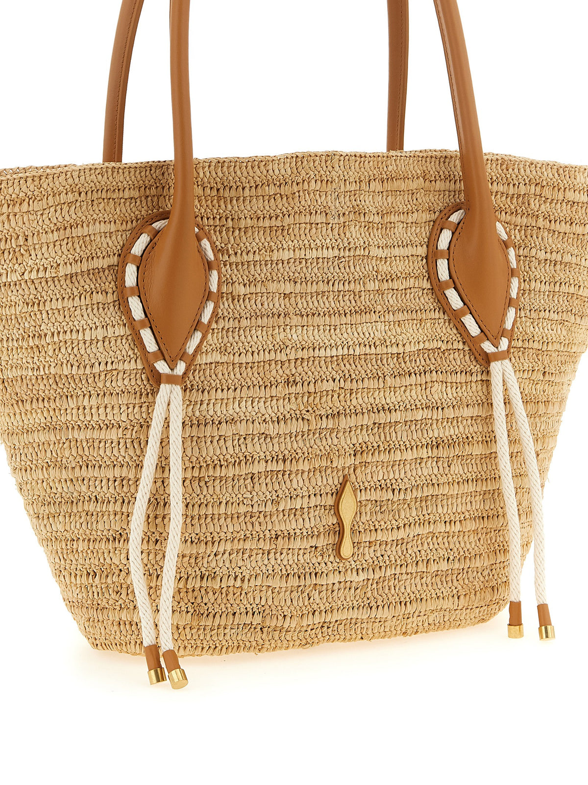 Raffia Tote Bag – Beige
