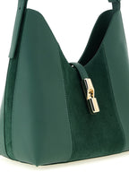 Green Suede Shoulder Bag
