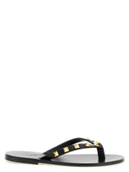 Mules en cuir noir