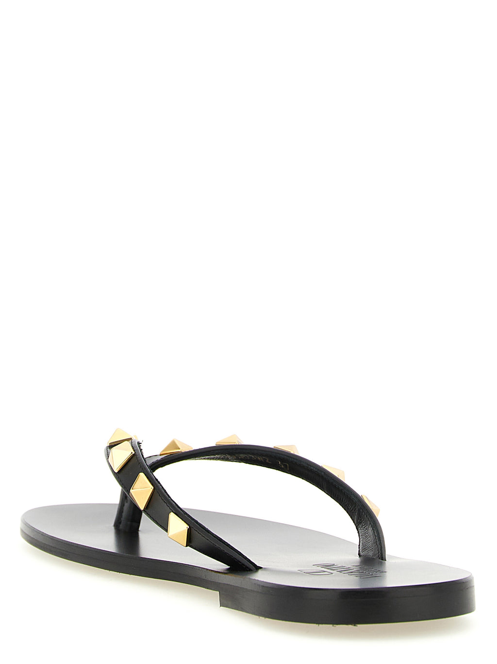Mules en cuir noir