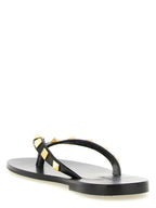 Mules en cuir noir
