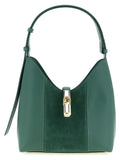 Sac à épaule en daim vert