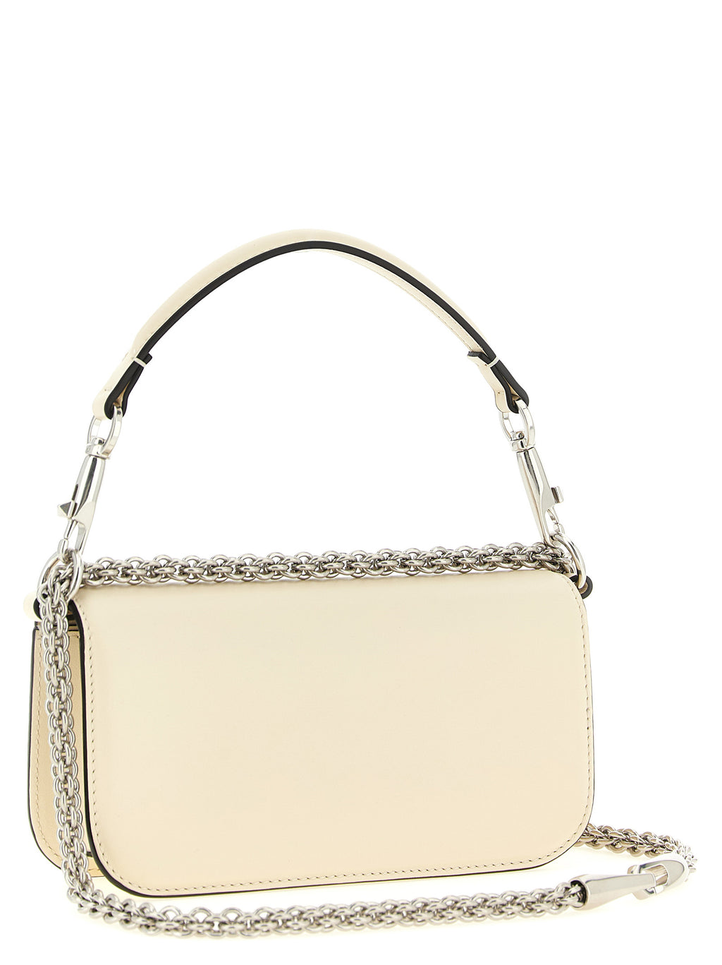 Sac à bandoulière en cuir blanc