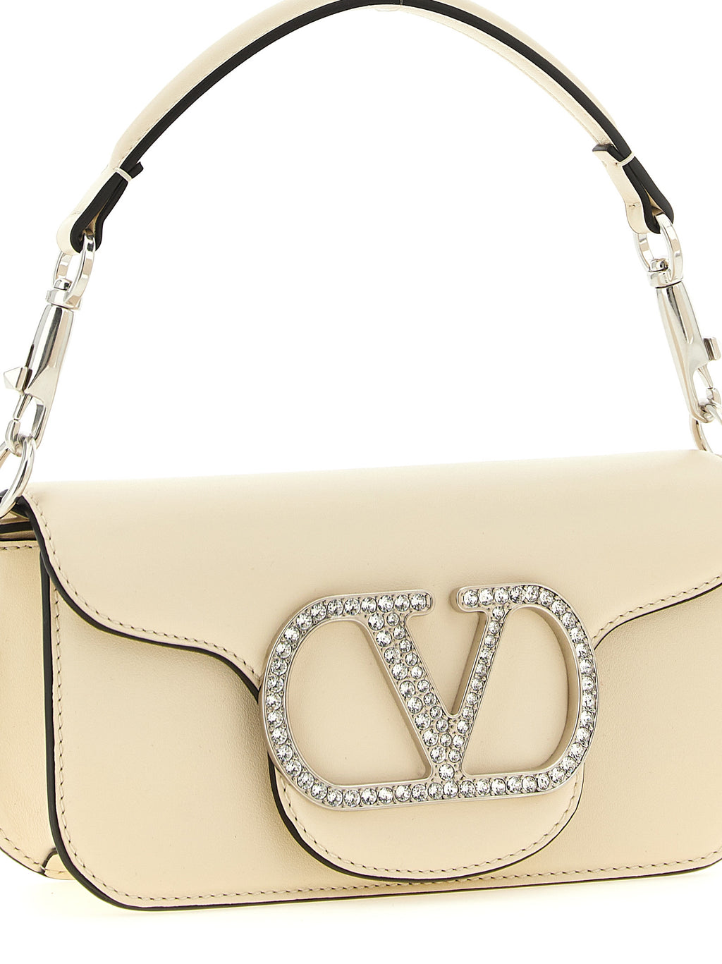 Sac à bandoulière en cuir blanc
