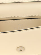 Sac à bandoulière en cuir blanc