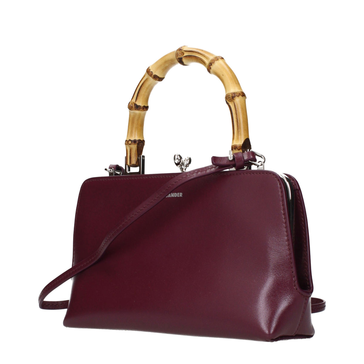 Sac à main en cuir rouge