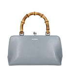 Grey Leather Handbag