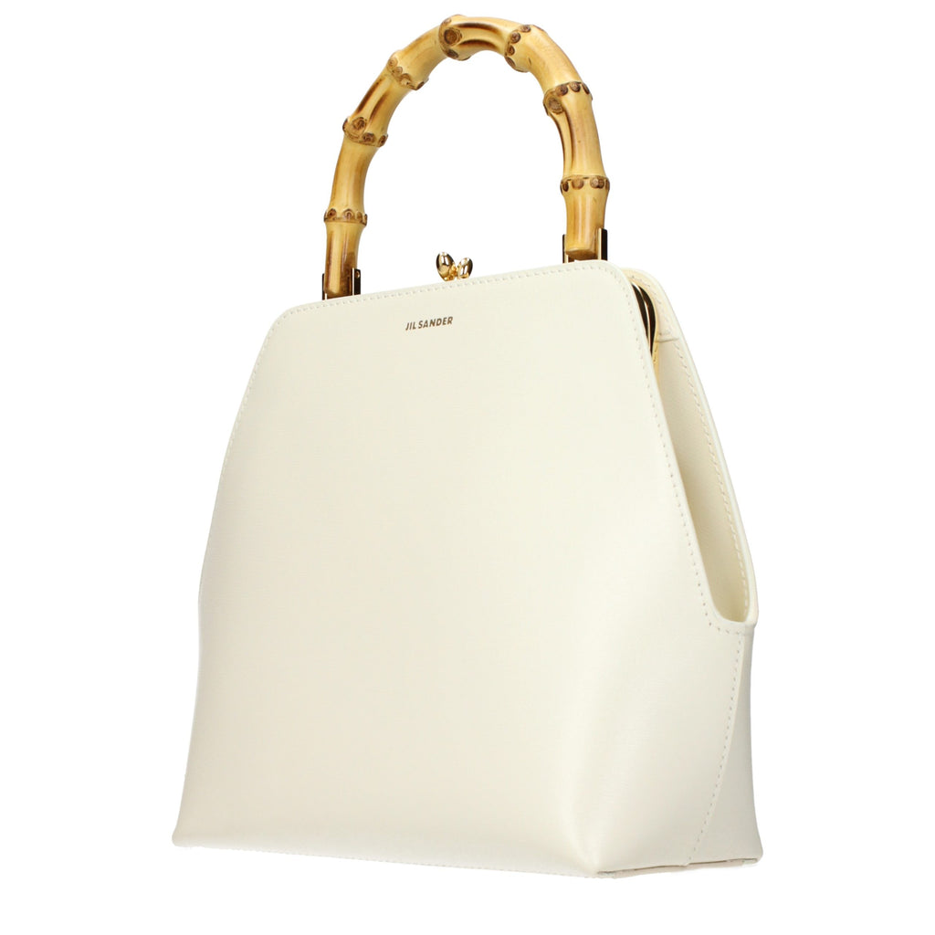 Sac à main en cuir beige