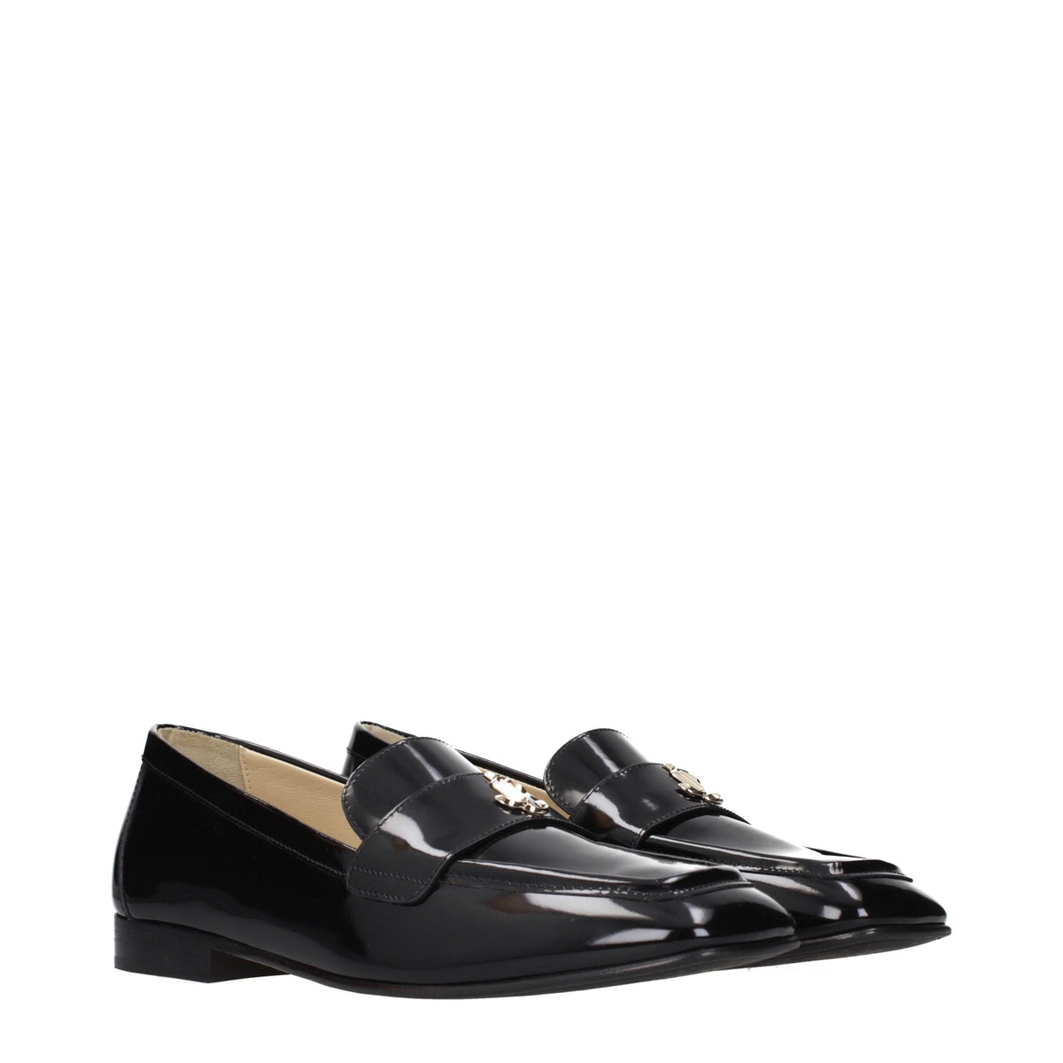 Black Leather Loafers