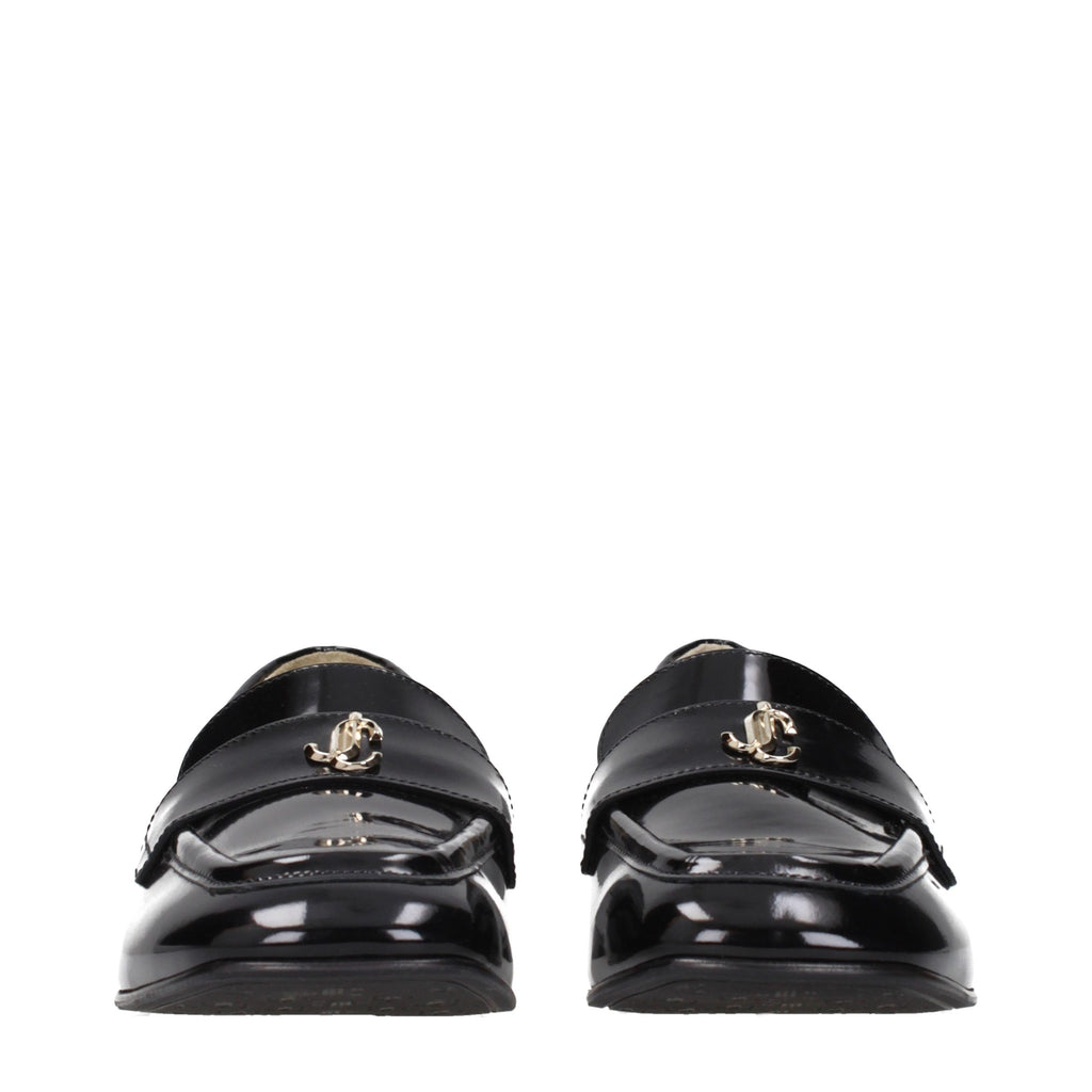 Black Leather Loafers