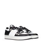 Leather Sneakers – Black