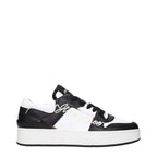 Baskets en cuir noir